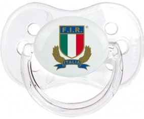 Italia Rugby XV Sucette Cerise Transparent classique
