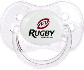 Portuagal Rugby XV Sucette Cerise Transparent classique