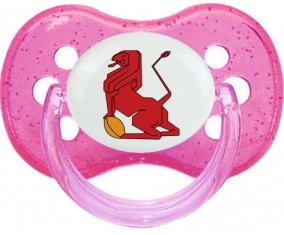 España Rugby XV Sucette Cerise Rose à paillette