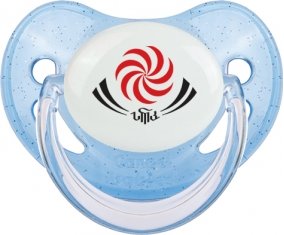 Georgia Rugby XV Sucette Physiologique Bleue à paillette