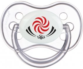 Georgia Rugby XV Sucette Anatomique Transparente classique