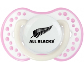 New Zealand Rugby XV Tétine LOVI Dynamic Blanc-rose phosphorescente