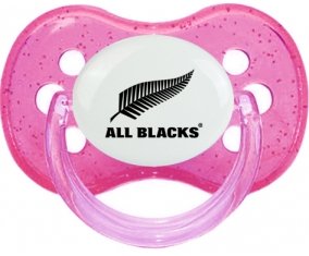New Zealand Rugby XV Sucette Cerise Rose à paillette