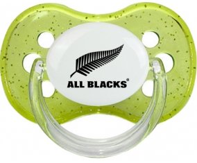 New Zealand Rugby XV Sucette Cerise Vert à paillette