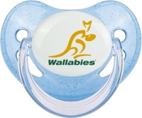 Australia Rugby XV Sucette Physiologique Bleue à paillette