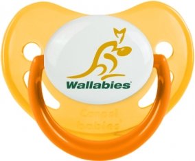 Australia Rugby XV Sucette Physiologique Jaune phosphorescente