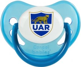 Argentina Rugby XV Sucette Physiologique Bleue phosphorescente
