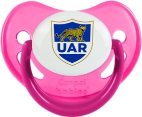 Argentina Rugby XV Sucette Physiologique Rose phosphorescente