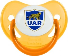 Argentina Rugby XV Sucette Physiologique Jaune phosphorescente