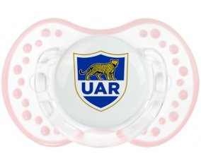 Argentina Rugby XV Sucette LOVI Dynamic Retro-blanc-rose-tendre classique