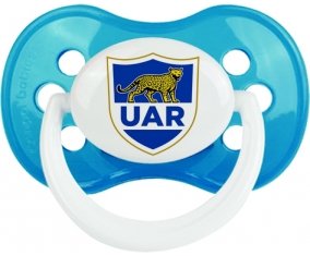 Argentina Rugby XV Sucette Anatomique Cyan classique