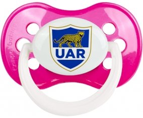 Argentina Rugby XV Sucette Anatomique Rose foncé classique