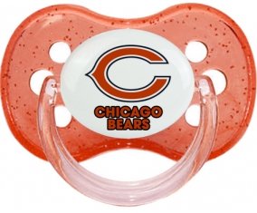 Chicago Bears Tétine Cerise Rouge à paillette