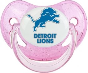 Detroit Lions Sucete Physiologique Rose à paillette