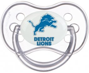 Detroit Lions Sucette Anatomique Transparente classique
