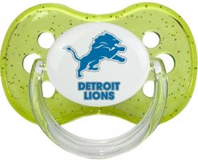 Detroit Lions Sucette Cerise Vert à paillette