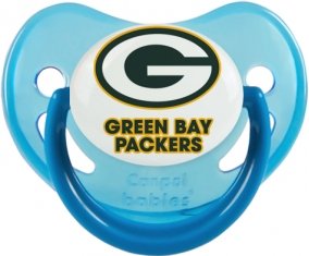 Green Bay Packers Sucette Physiologique Bleue phosphorescente