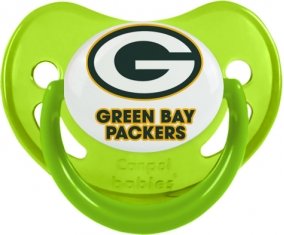 Green Bay Packers Sucette Physiologique Vert phosphorescente