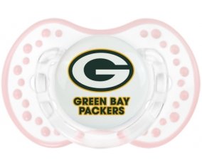 Green Bay Packers Sucette LOVI Dynamic Retro-blanc-rose-tendre classique