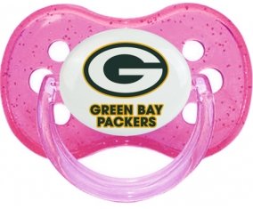 Green Bay Packers Sucette Cerise Rose à paillette