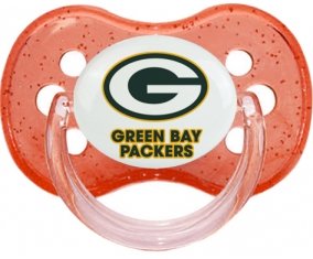Green Bay Packers Sucette Cerise Rouge à paillette