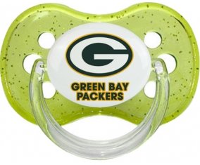 Green Bay Packers Sucette Cerise Vert à paillette