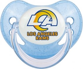 Los Angeles Rams Sucette Physiologique Bleue à paillette