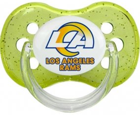 Los Angeles Rams Tétine Cerise Vert à paillette