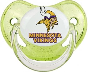 Minnesota Vikings Tétine Physiologique Vert à paillette