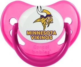 Minnesota Vikings Tétine Physiologique Rose phosphorescente