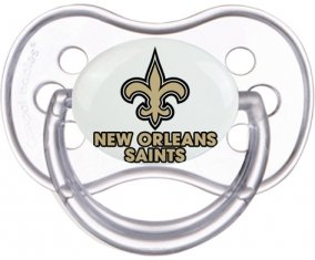 New Orleans Saints Sucette Anatomique Transparente classique