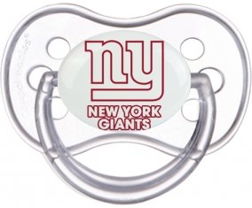 New York Giants Tétine Anatomique Transparente classique
