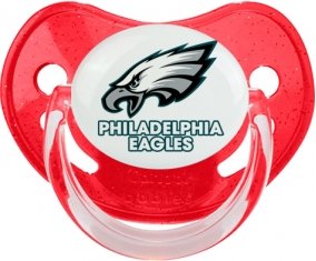 Philadelphia Eagles Sucette Physiologique Rouge à paillette