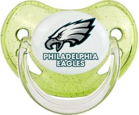 Philadelphia Eagles Sucette Physiologique Vert à paillette