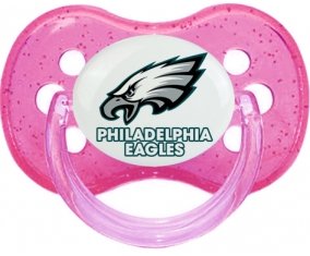 Philadelphia Eagles Tétine Cerise Rose à paillette