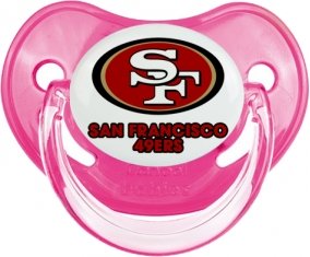 San Francisco 49ers Tétine Physiologique Rose classique