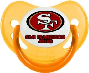 San Francisco 49ers Tétine Physiologique Jaune phosphorescente