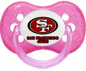 San Francisco 49ers Sucete Cerise Rose à paillette