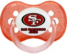 San Francisco 49ers Sucete Cerise Rouge à paillette