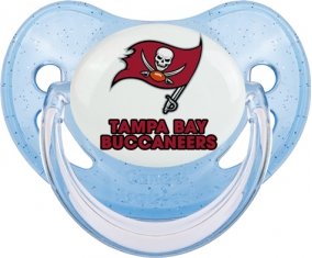 Tampa Bay Buccaneers Sucette Physiologique Bleue à paillette