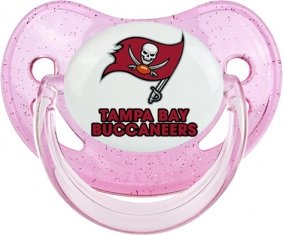 Tampa Bay Buccaneers Sucette Physiologique Rose à paillette