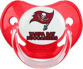Tampa Bay Buccaneers Sucette Physiologique Rouge à paillette