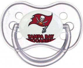 Tampa Bay Buccaneers Tétine Anatomique Transparente classique