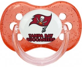 Tampa Bay Buccaneers Sucette Cerise Rouge à paillette