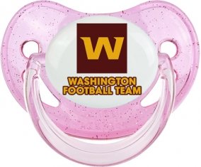 Washington Football Team Sucette Physiologique Rose à paillette