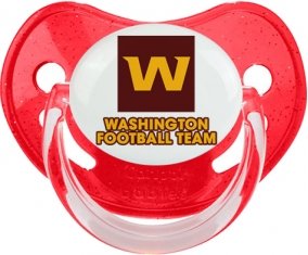 Washington Football Team Sucette Physiologique Rouge à paillette
