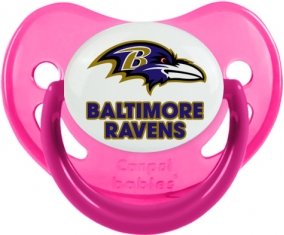 Baltimore Ravens Tétine Physiologique Rose phosphorescente