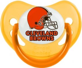 Cleveland Browns Sucette Physiologique Jaune phosphorescente