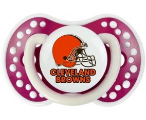 Cleveland Browns Sucette LOVI Dynamic Fuchsia phosphorescente