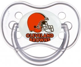 Cleveland Browns Sucette Anatomique Transparente classique